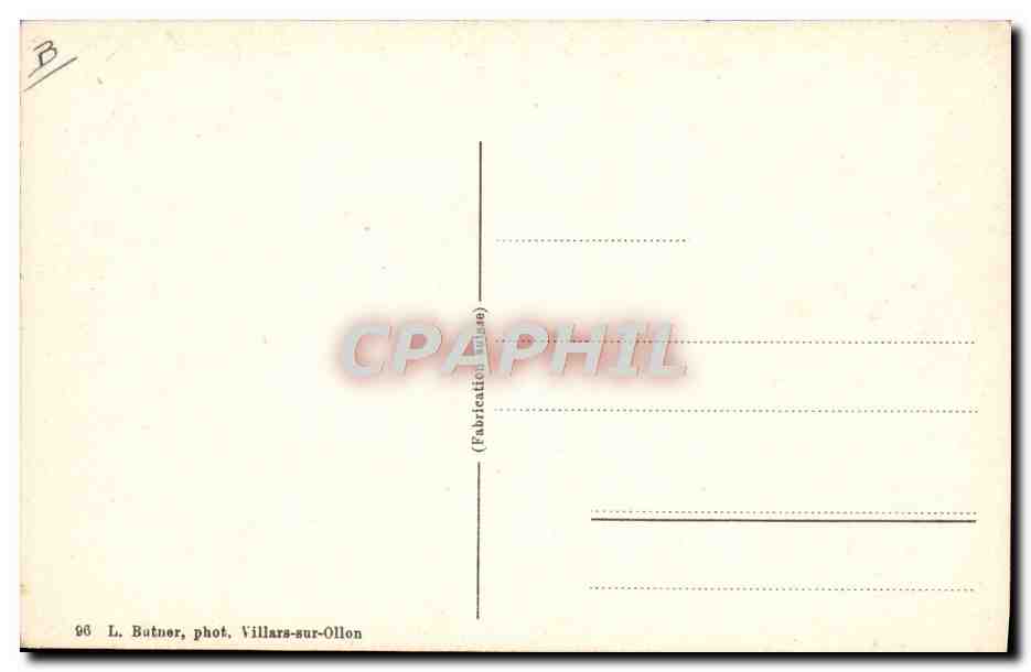 I sport a Villars — Il Bobbista — L. Butner, fot. Villars-sur-Ollon — Verso