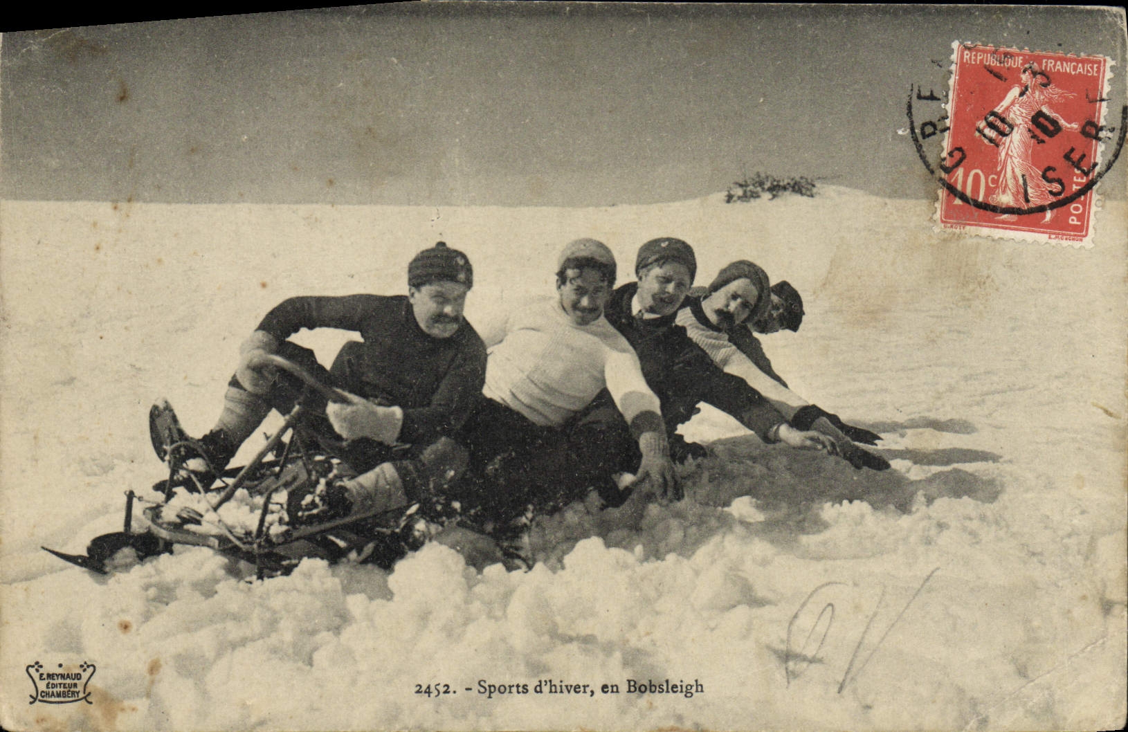 CPA Sports d'hiver Ski En Bobsleigh