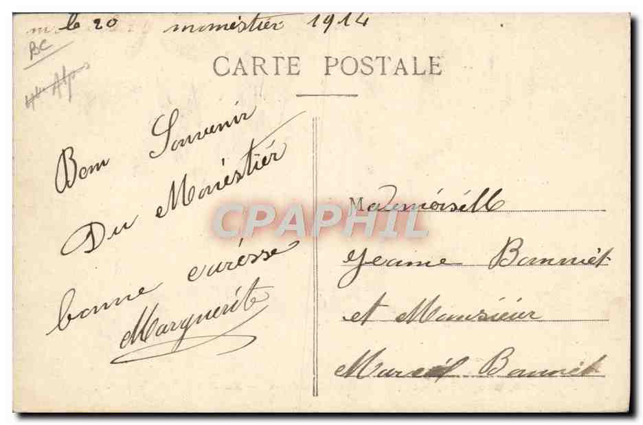 Monestier-de-Clermont — En Bobsleigh — E.R. — 1656. Dauphiné — Verso