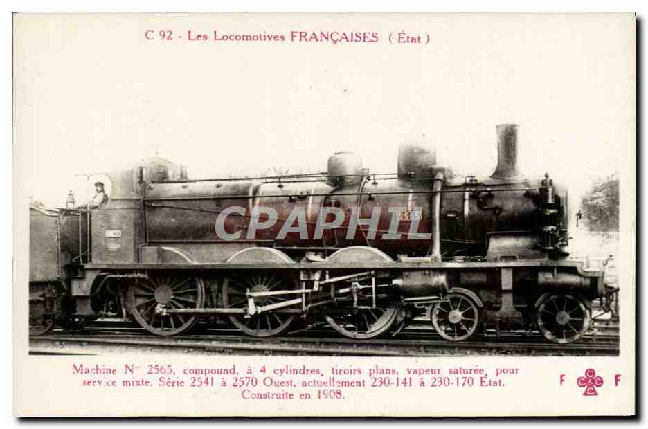 CPA train Locomotive Machine 2565