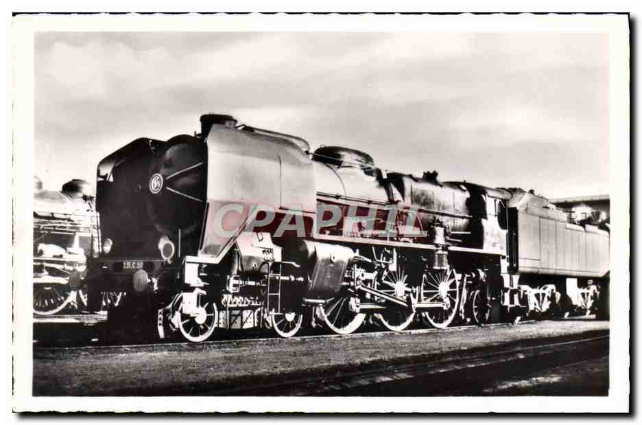 CPA train Locomotive SNCF 231 C 49 a 88