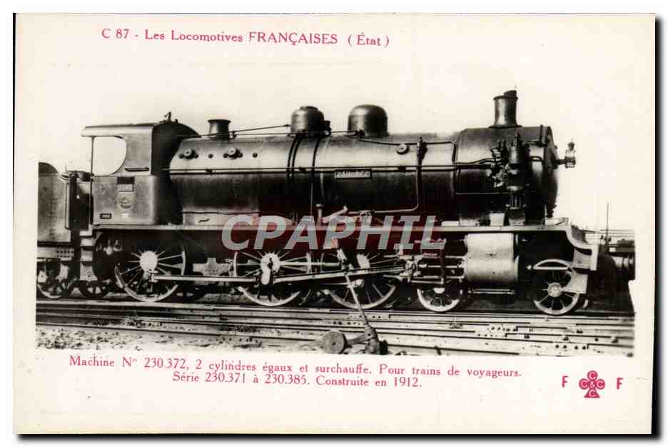 CPA train Locomotive Machine 230 372