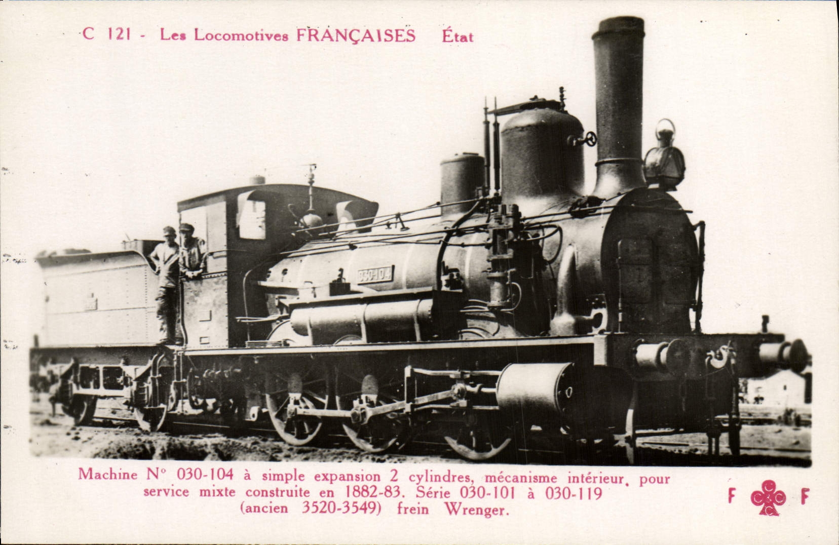 CPA train Locomotive Machine 030 104 