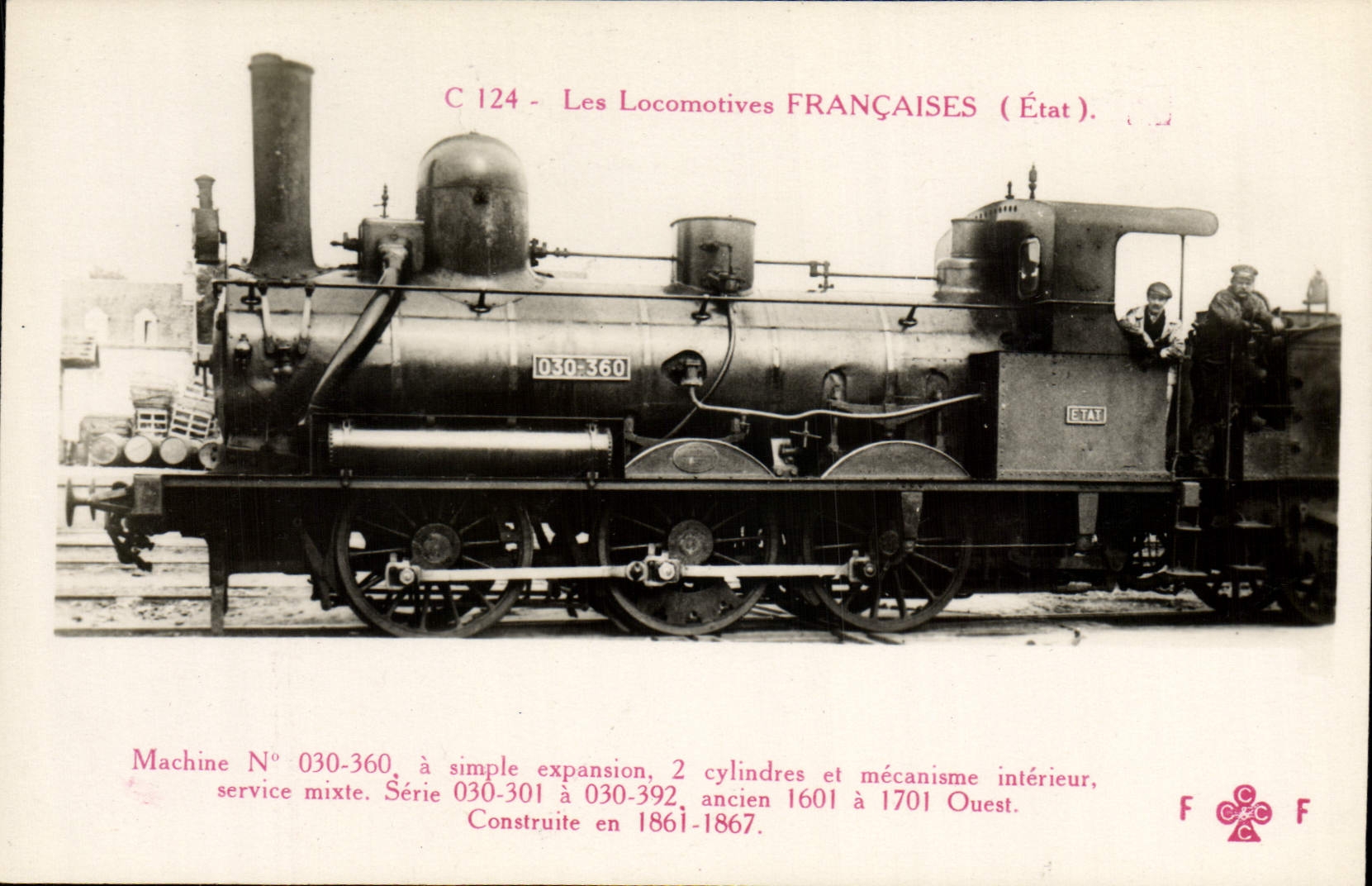 CPA train Locomotive Machine 030 360