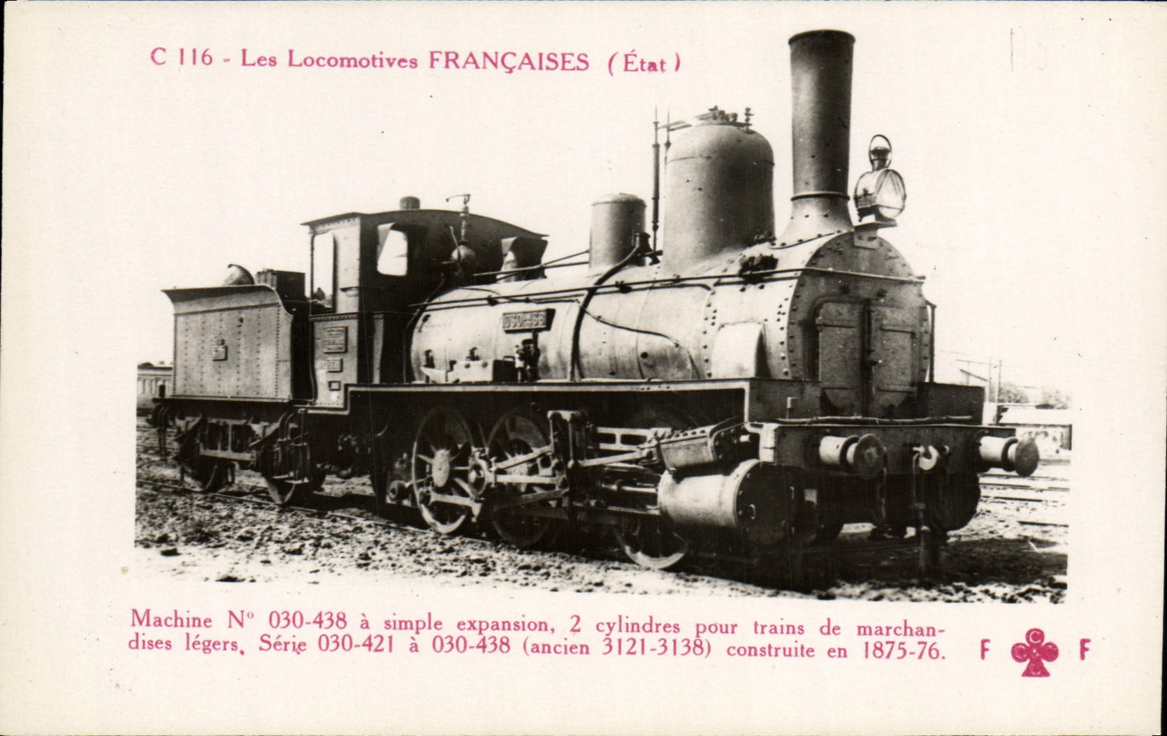 CPA train Locomotive Machine 030 438