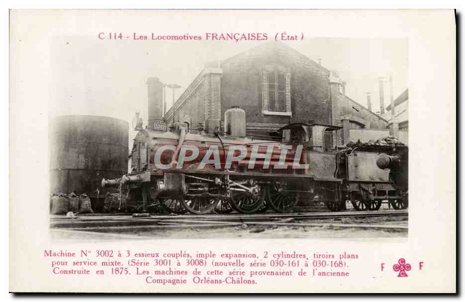 CPA train Locomotive Machine 3002
