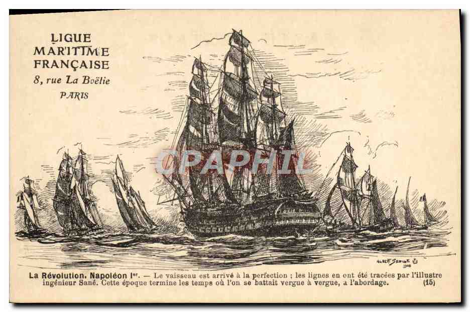 La Révolution. Napoléon Ier — Ligue Maritime Française — 8, rue La Boëtie, Paris