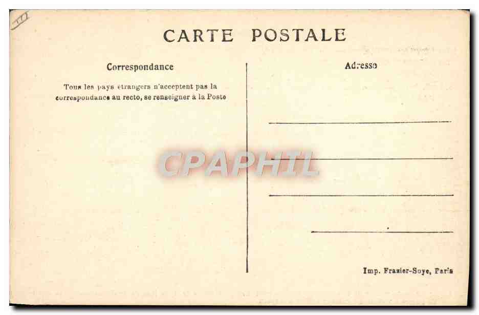 CPA Bateau Voilier Louis XV  — Verso
