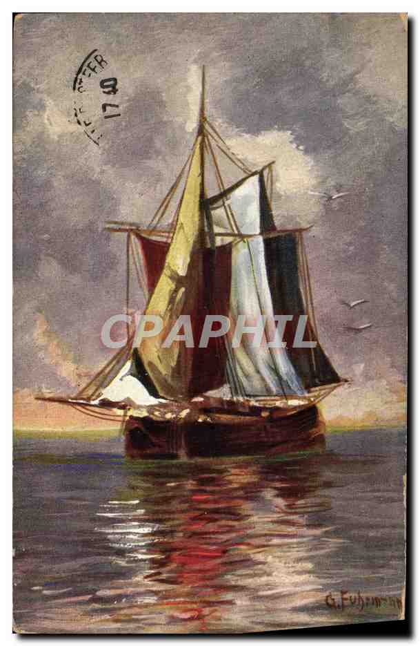 Bateau à voile — Mer — G. Fulsing