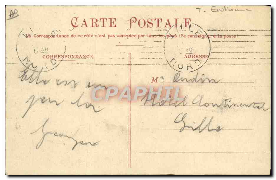 CPA Nu erotique Femme Malo les Bains Baigneuse  — Rückseite