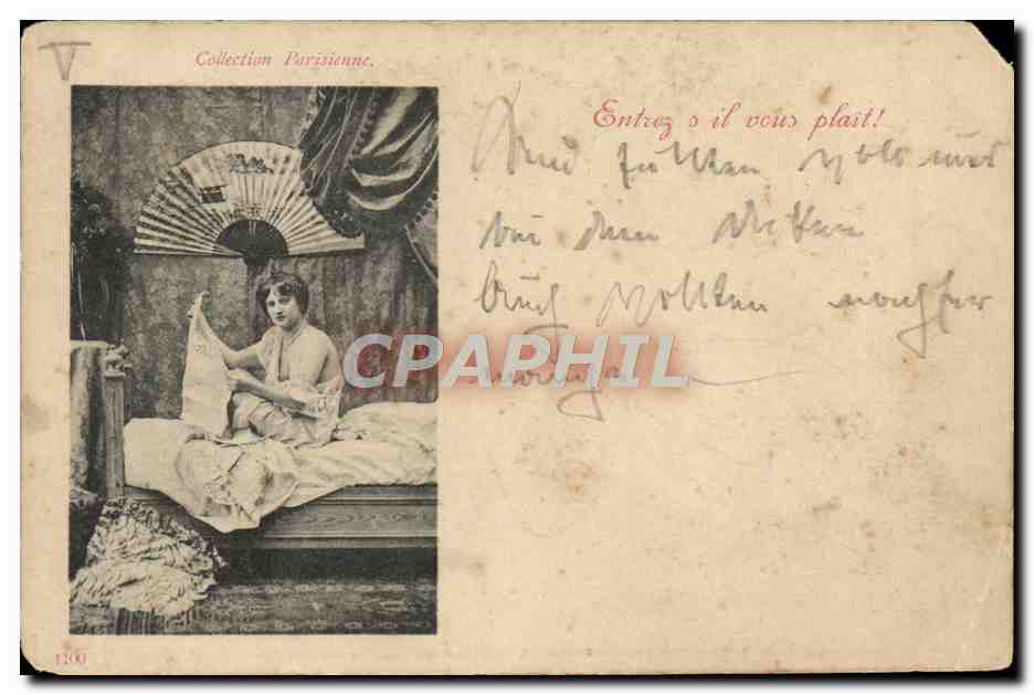 CPA Nu erotique Femme Collection parisienne