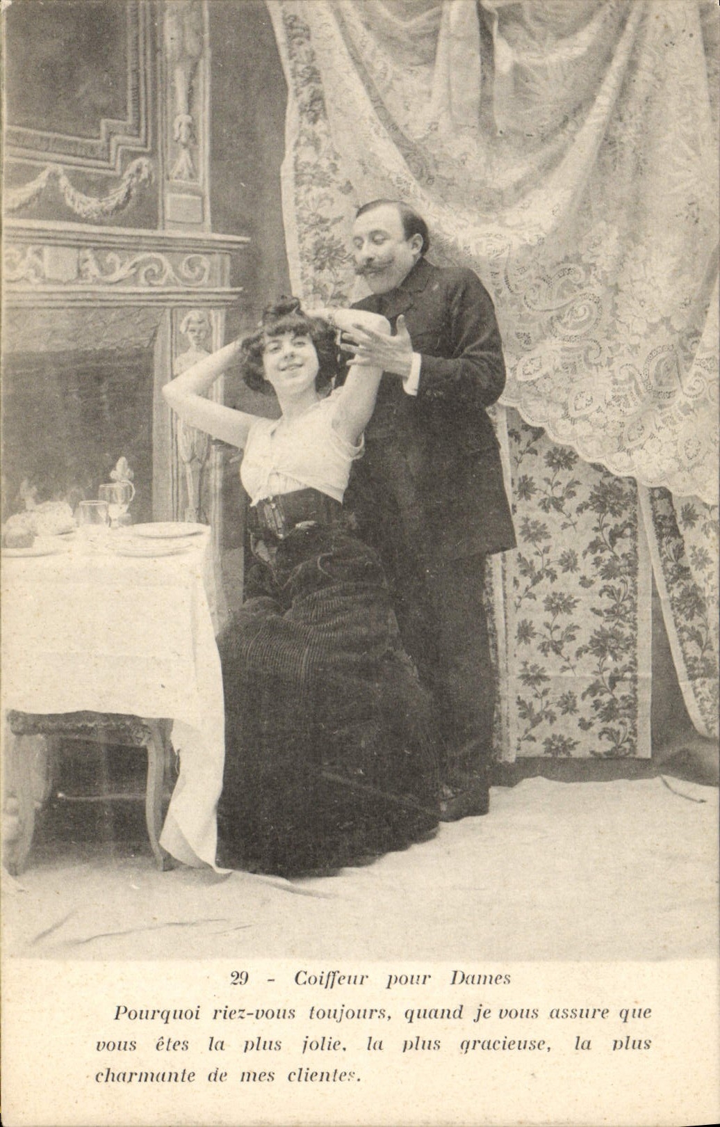 Coiffeur pour Dames — 29 — Éditeur : LAGRIFFE, 18 Rue Languouse, Paris
