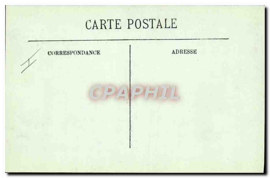 CPA Militaria Caserne luneville Interieur du quartier Clarenthal — Rückseite