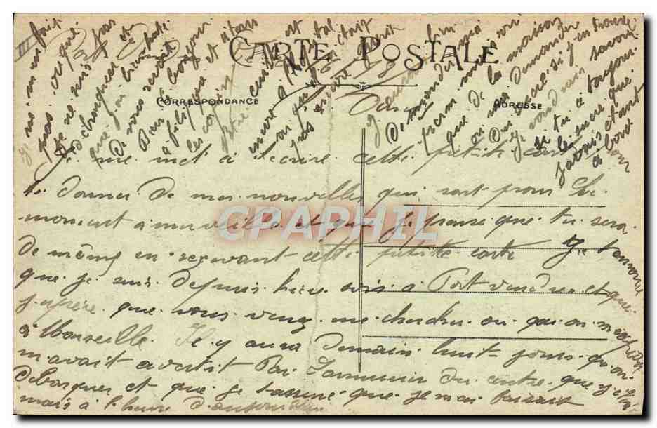 CPA Militaria Caserne Perpignan Interieur des nouvelles casernes du 24eme colonial  — Rückseite