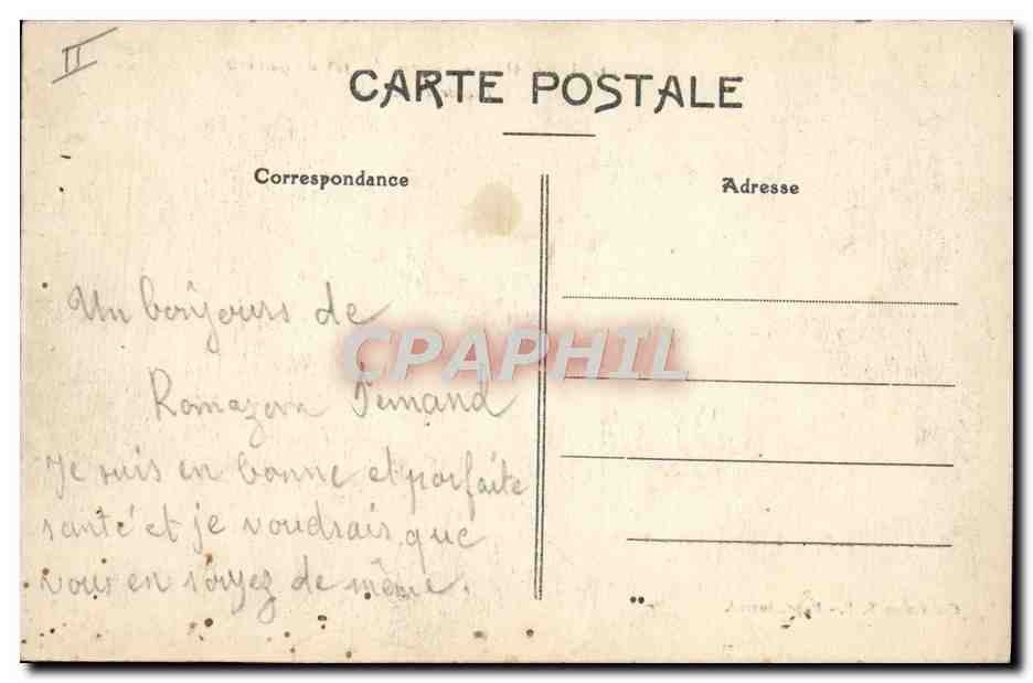 CPA Militaria Caserne Avignon Caserne du 38eme d'infanterie Facade principale — Rückseite