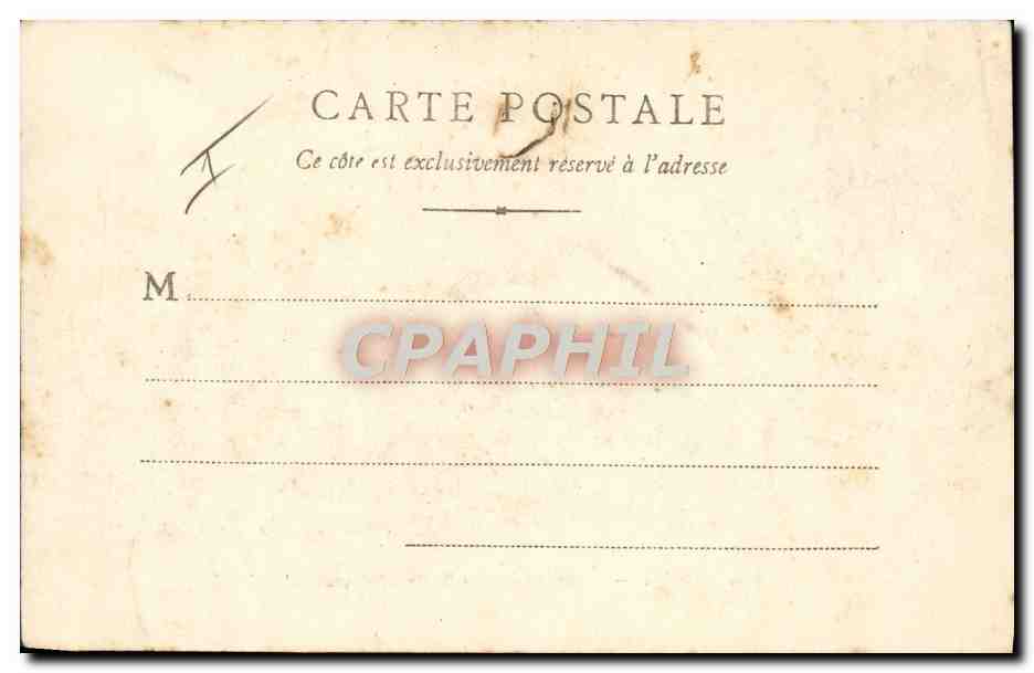 CPA Militaria Caserne Nimes Casernes des 19 et 38eme regiments d'artillerie  — Rückseite