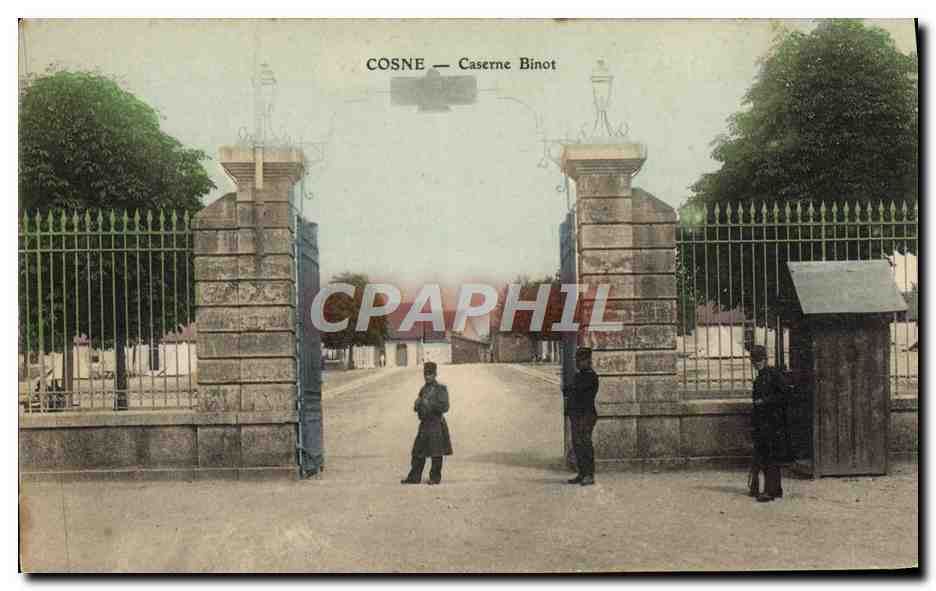 CPA Militaria Caserne Cosne Caserne Binot
