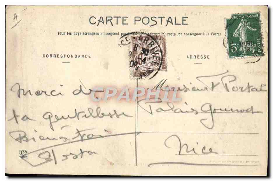 CPA Militaria Caserne Pamiers La caserne  — Rückseite