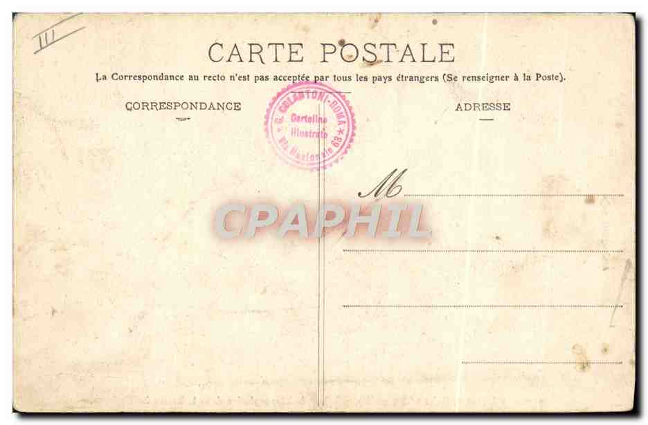 CPA Bateau de guerre Iena Cuirasse a tourelles  — Verso