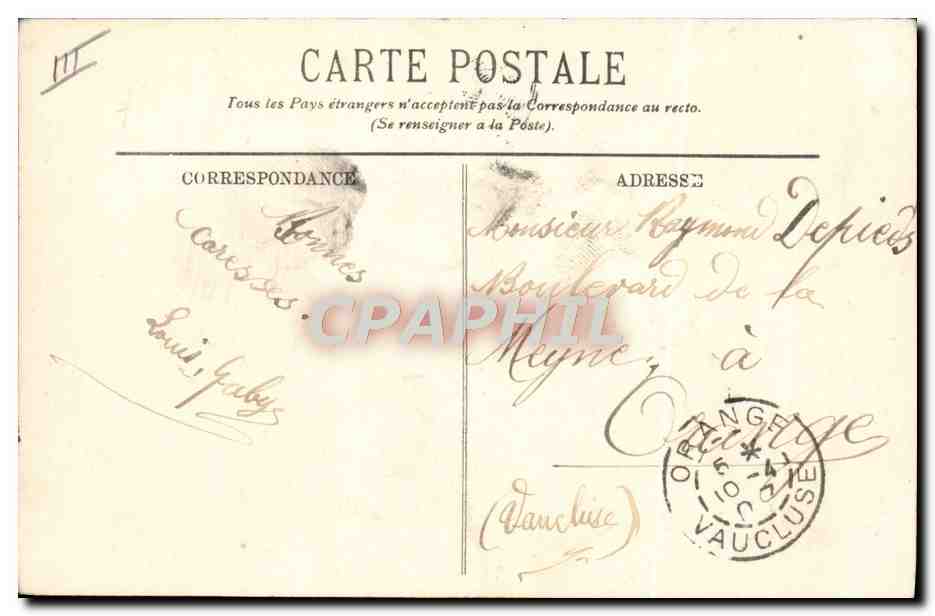 L'Éna — Cuirassé à tourelles — A. Bougault n°599 — Reverso