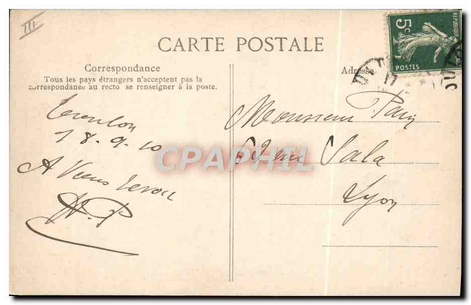 Marine Nationale — Canol Major — Éditeur E.D. n° 528 — Verso