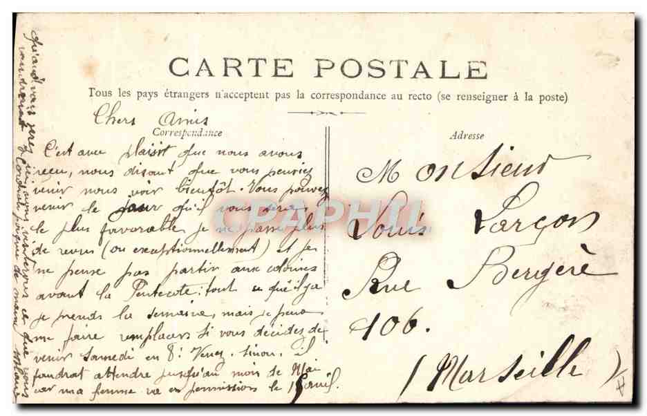 Bateau de guerre — Cuirassé de l'escadre — Marine Française — ÉNA — Éditeur inconnu, n° 36 — Verso