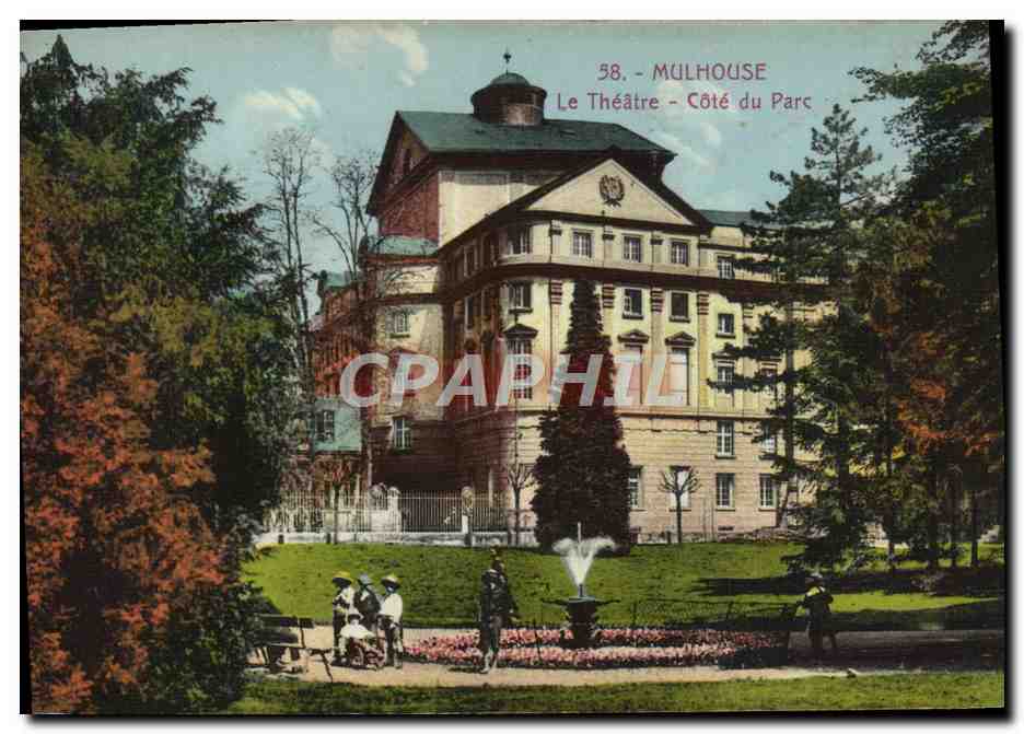 CPA Theatre Mulhouse Cote du parc 