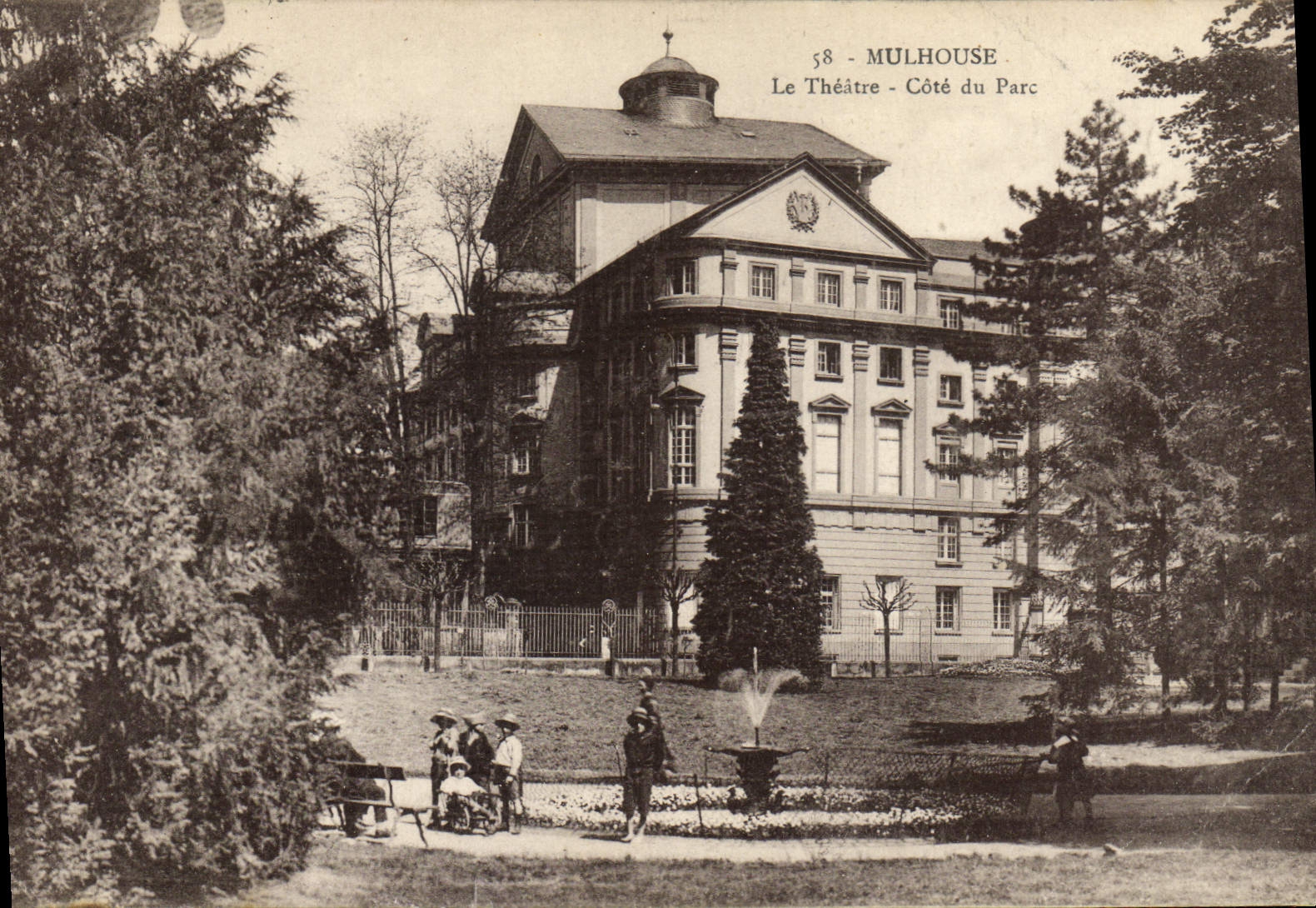 CPA Theatre Cote du parc Mulhouse