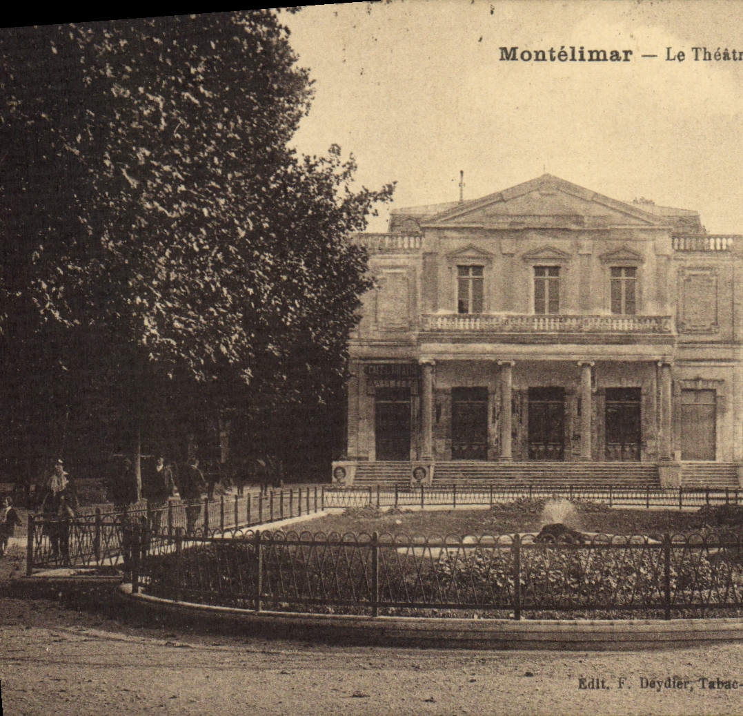 Montélimar — Le Théâtre — Édit. F. Deydler, Tabac