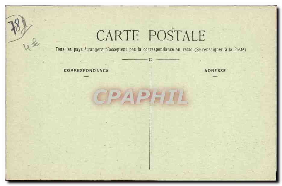 CPA Chateau de Dampierre Vallee de la Chevreuse  — Back