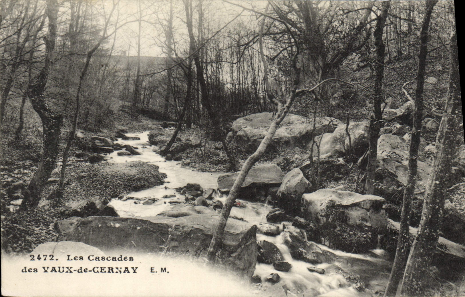 Les Cascades des Vaux-de-Cernay — Éditeur E.M., n° 2472