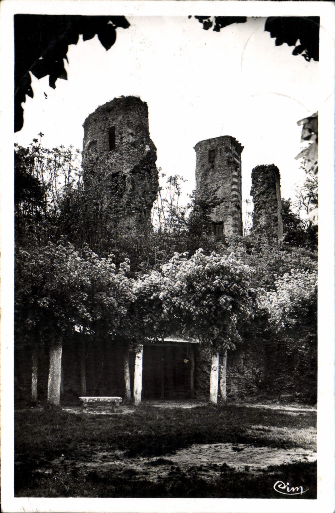 Ruines de Montfort-l'Amaury — Tour d'Anne de Bretagne — éditeur Réginière, Talmec