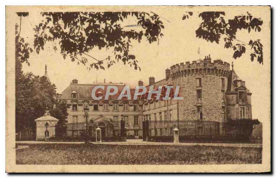 Rambouillet — El castillo y la Torre de Francisco I — Fot. Currier-Mécur