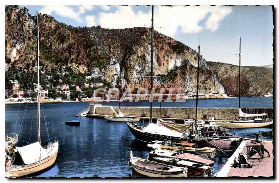 CPM Beaulieu sur Mer Le port La Basse Corniche Bateaux