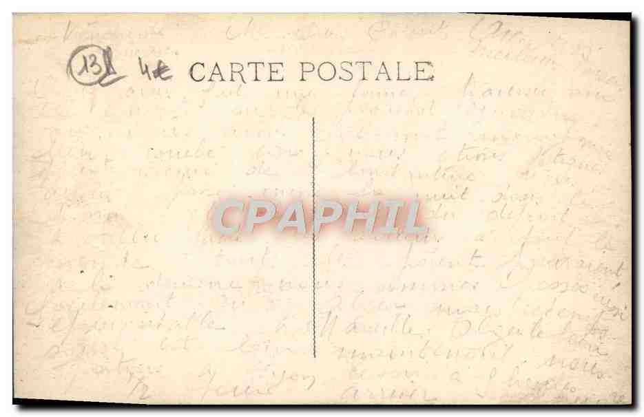 CPA Marseille Canal du Rhone — Rückseite