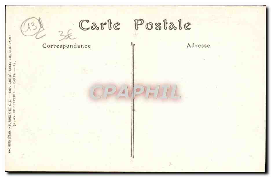 Montmajour (Bouches-du-Rhône) — La Tour de l'Abbé et la Chapelle Sainte-Croix — JND Phot. — Rückseite