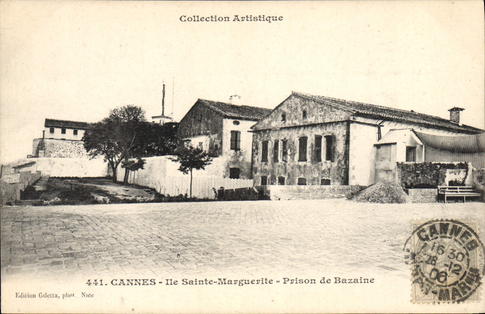 CANNES - Ile Sainte-Marguerite - Prison de Bazaine — Collection Artistique, Édition Guletta, Nice, n°441