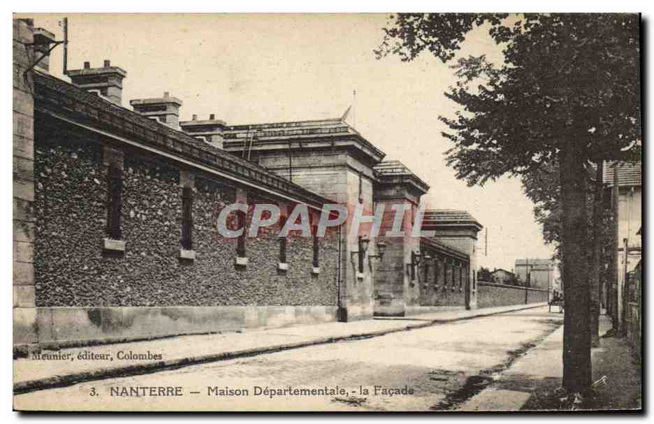 CPA Prison Nanterre maison departementale La facade