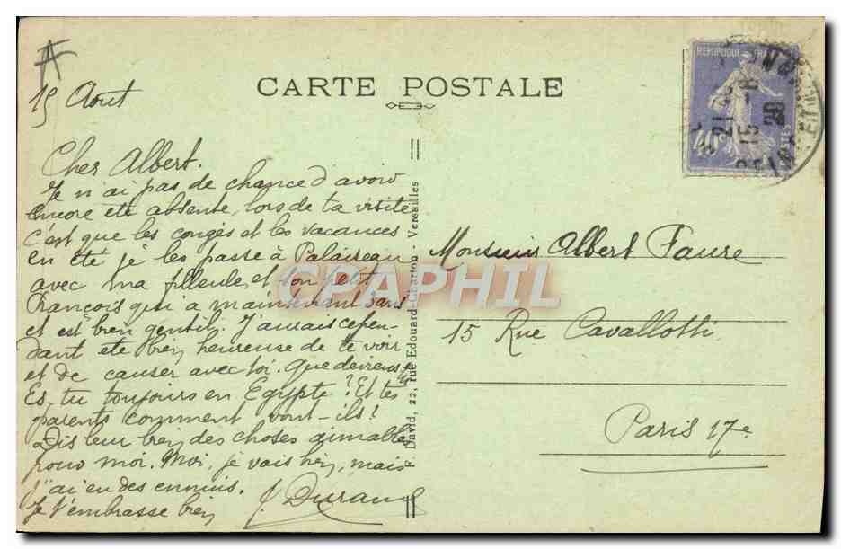 Melun - Notre-Dame et Maison Centrale — éditeur inconnu, n°4 — Verso