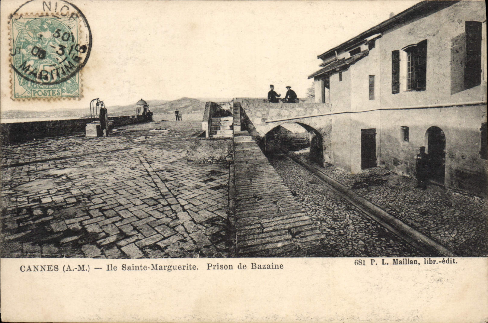 Ile Sainte-Marguerite — Prison de Bazaine — P. L. Maillan, libr.-édit. n° 681