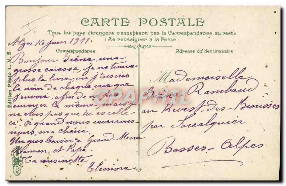 Alger. La Prison civile près de la Casbah — Édition L.V.3C — Reverso