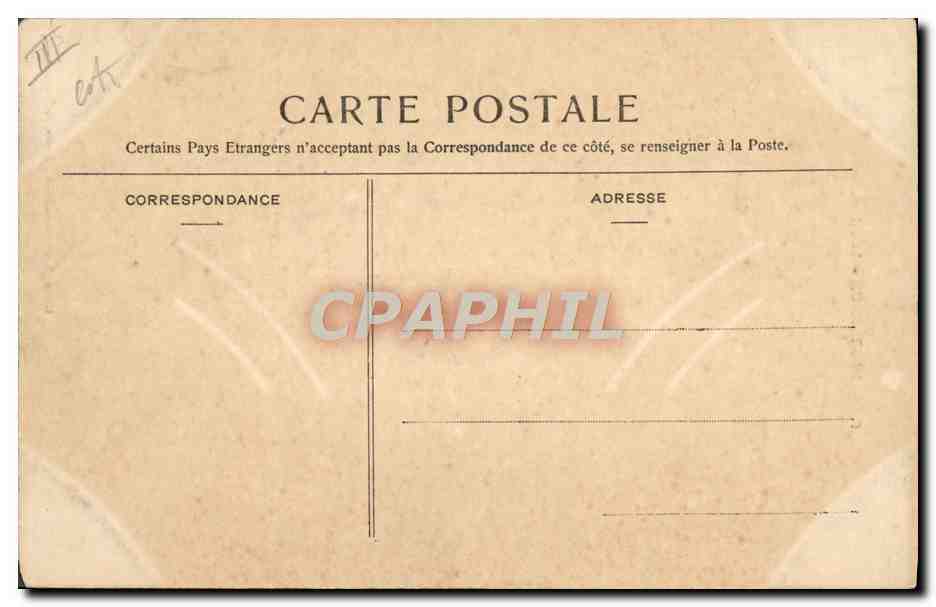 CPA Prison Montbrison La prison — Verso