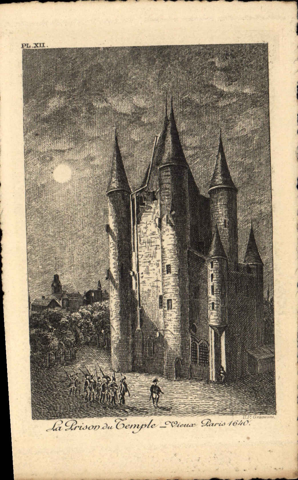 CPA Prison Paris la prison du temple Vieux Paris 1640