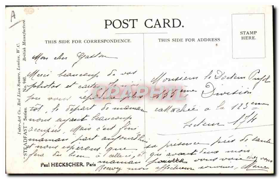 CPA Enfants Business as usual Militaria Fred Spurgin Militaria — Rückseite