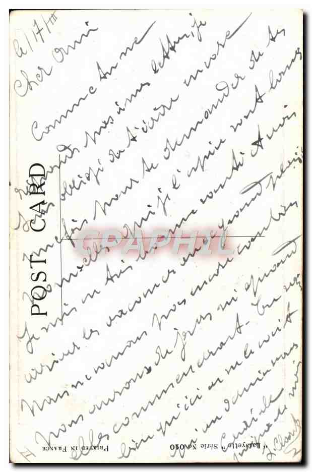 CPA Enfant Souris Rat Militaria — Rückseite