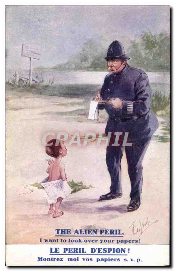 Un policier britannique interroge un enfant nu — E.J. HaC, Ludgate Series No. 406