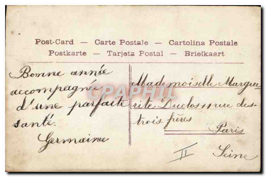 CPA Enfant Confiseries  — Rückseite