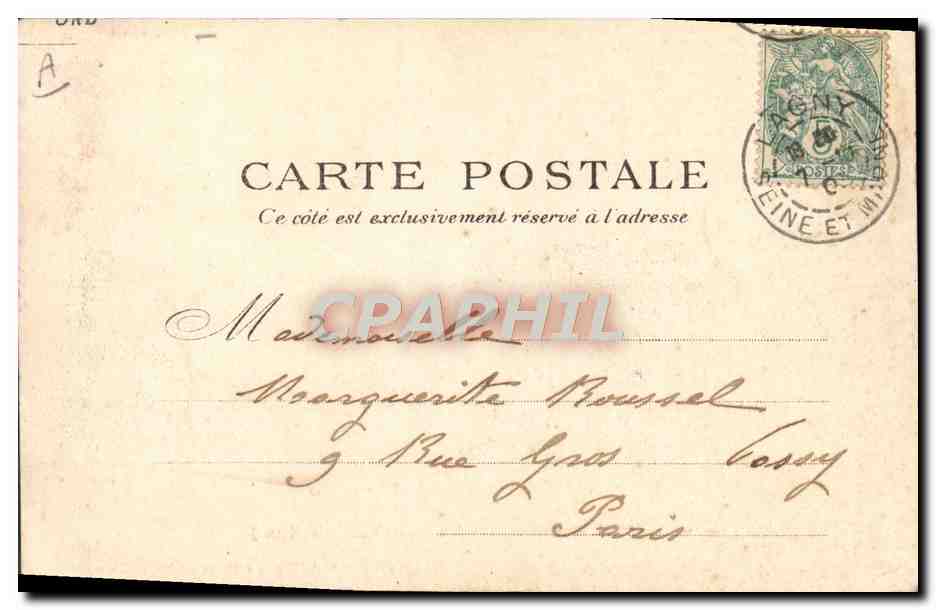 CPA Noisiel Chocolaterie Menier Vue de la Marne  — Rückseite