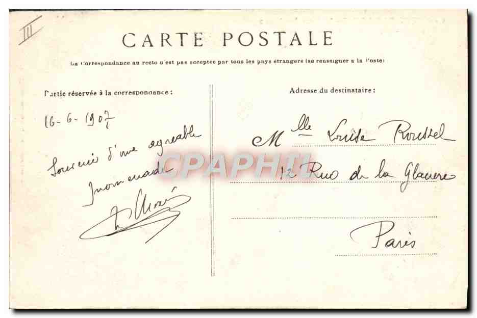 CPA Moret sur Loing Maison ancienne Sucre d'Orge des religieuses de Moret  — Back