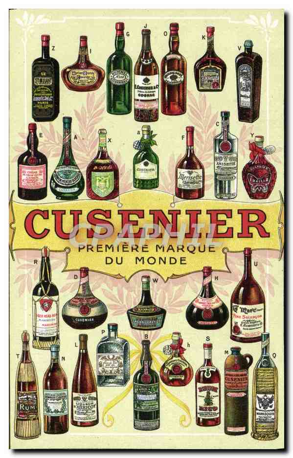 CPA Publicite Cusenier Alcool